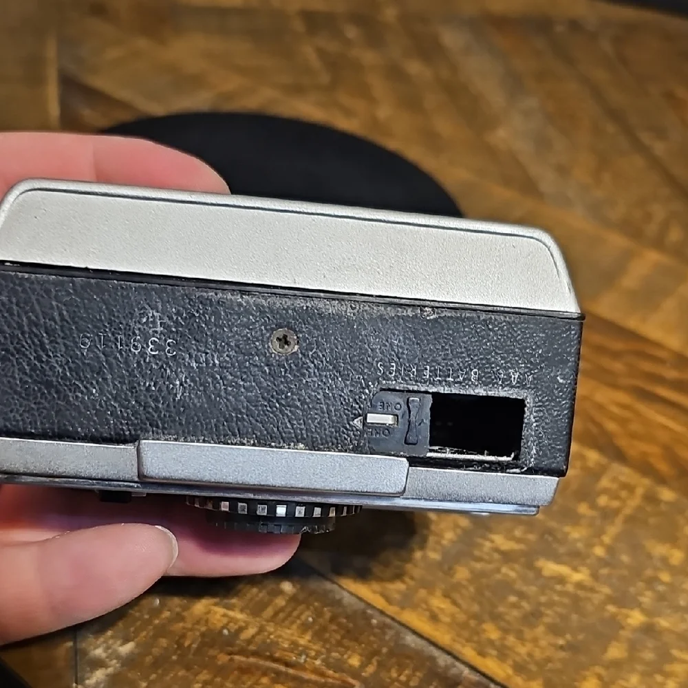 Kodak Instamatic 304 Camera with Black and Silver Finish